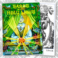 Tarot of the Holy Light Volume One Front Cover and Queen of Swords Card.